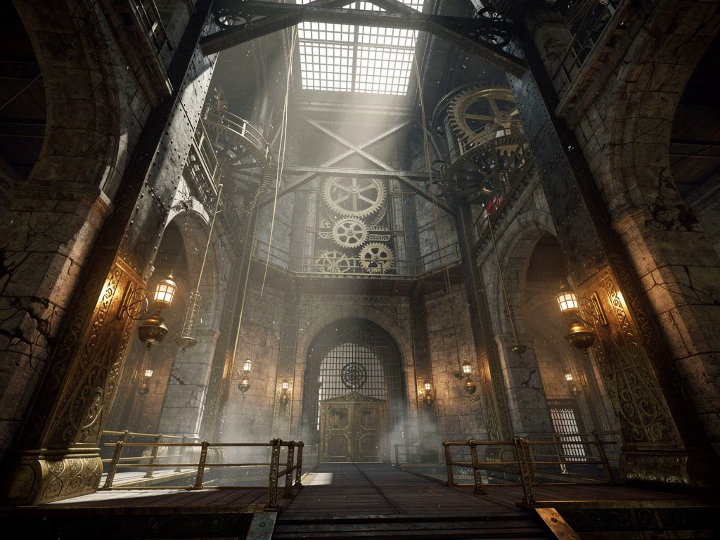 Architectural still prepared as the source frame for motion generation