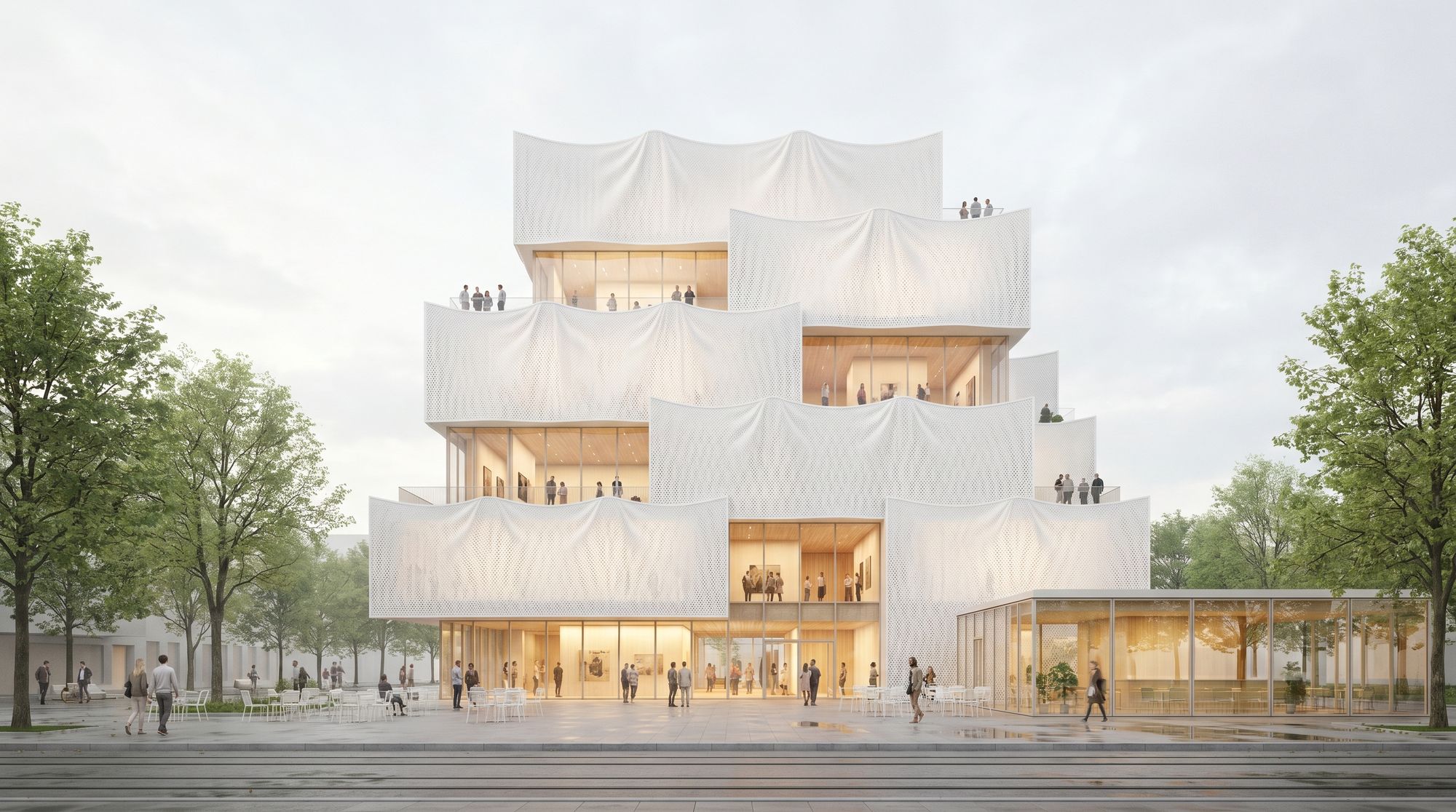 Architectural study used as an adaptive reuse result image